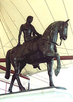 The statue of Lady Godiva in Broadgate.